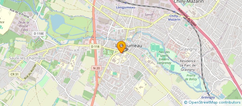 localisation de l'entreprise PAROISSE LONGJUMEAU à LONGJUMEAU