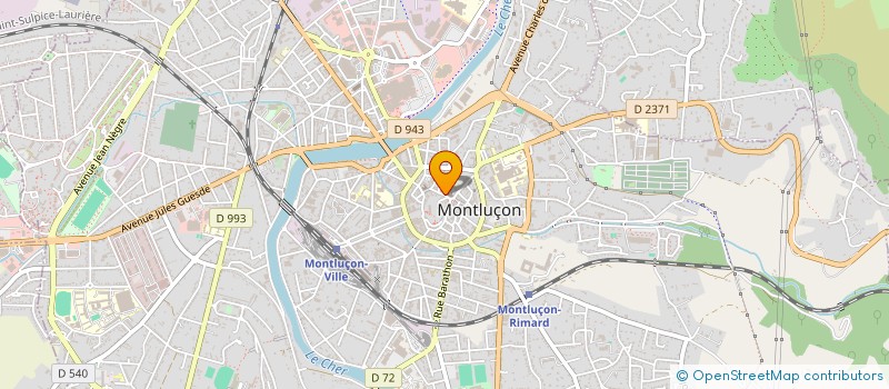 localisation de l'entreprise PAROISSE LOUISE-THERESE DE MONTLUCON à MONTLUCON