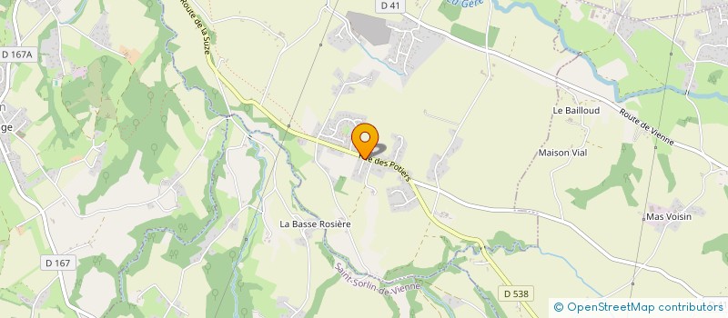 localisation de l'entreprise PAROISSE MERE TERESA EN VIENNOIS  ESTRABLIN