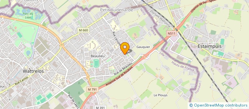 localisation de l'entreprise PAROISSE N D DU BON CONSEIL à WATTRELOS