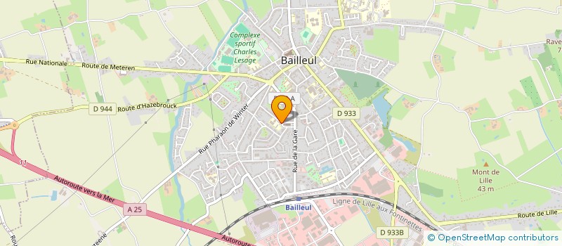 localisation de l'entreprise PAROISSE N.D.DU FIEF à BAILLEUL