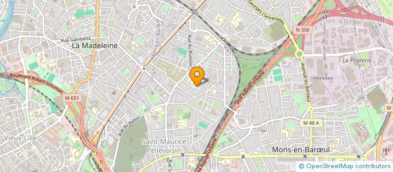 localisation de l'entreprise PAROISSE N D PELLEVOISIN à LILLE