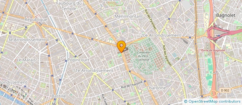 localisation de l'entreprise PAROISSE N D PERPETUEL SECOU  PARIS