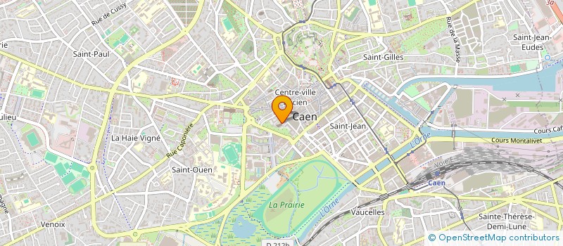 localisation de l'entreprise PAROISSE N DAME à CAEN