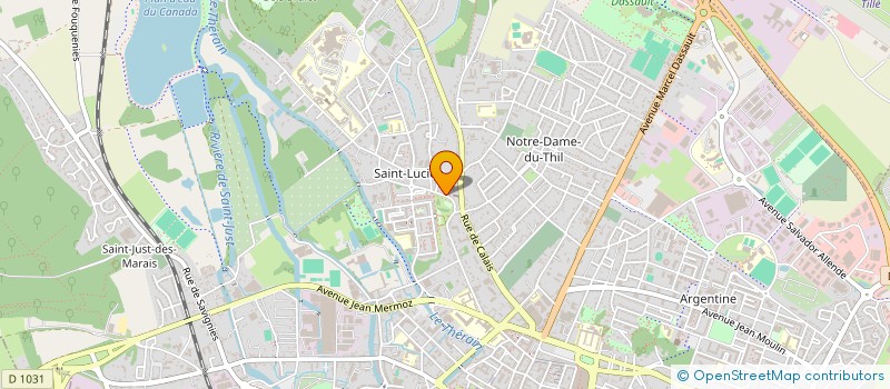 localisation de l'entreprise PAROISSE ND DU THIL  BEAUVAIS