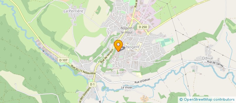 localisation de l'entreprise PAROISSE NOGENT ST GERMAIN AUXERROIS à NOGENT