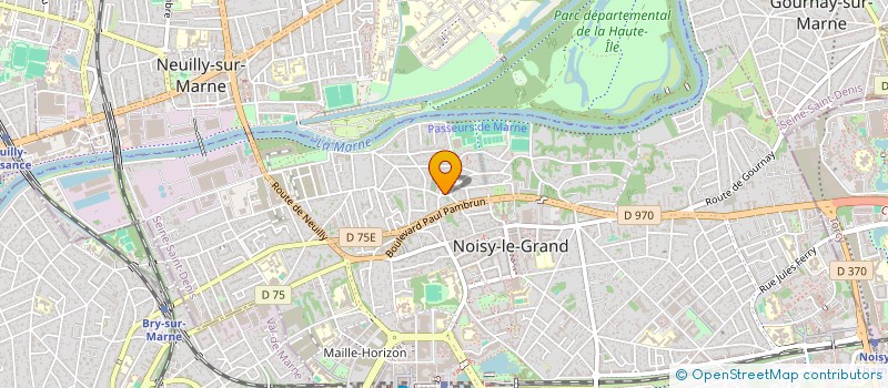 localisation de l'entreprise PAROISSE NOISY LE GRAND à NOISY-LE-GRAND