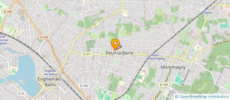 localisation de l'entreprise PAROISSE NOTRE DAME  DEUIL-LA-BARRE