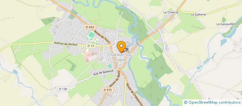 localisation de l'entreprise PAROISSE NOTRE DAME à CHATILLON-SUR-INDRE