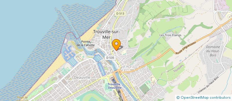 localisation de l'entreprise PAROISSE NOTRE DAME  TROUVILLE-SUR-MER