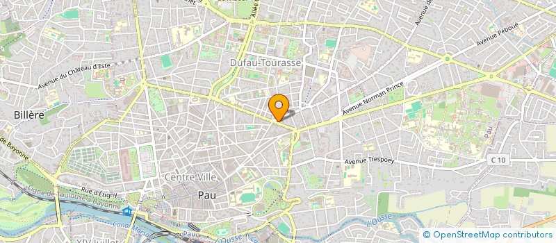 localisation de l'entreprise PAROISSE NOTRE DAME à PAU