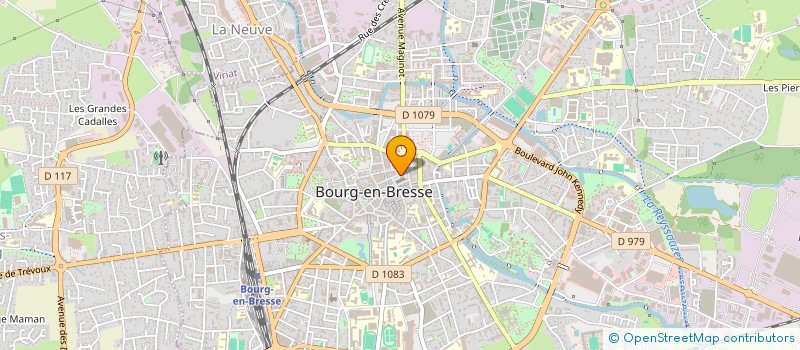 localisation de l'entreprise PAROISSE NOTRE-DAME à BOURG-EN-BRESSE