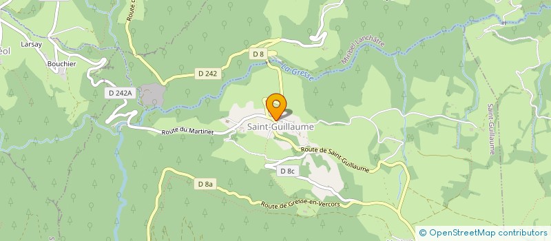 localisation de l'entreprise PAROISSE NOTRE DAME D'ESPARRON  MONESTIER-DE-CLERMONT