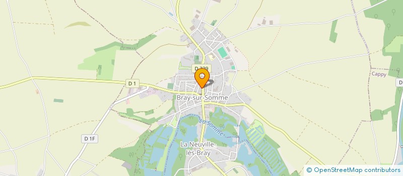 localisation de l'entreprise PAROISSE NOTRE DAME D'ESPERANCE  BRAY-SUR-SOMME