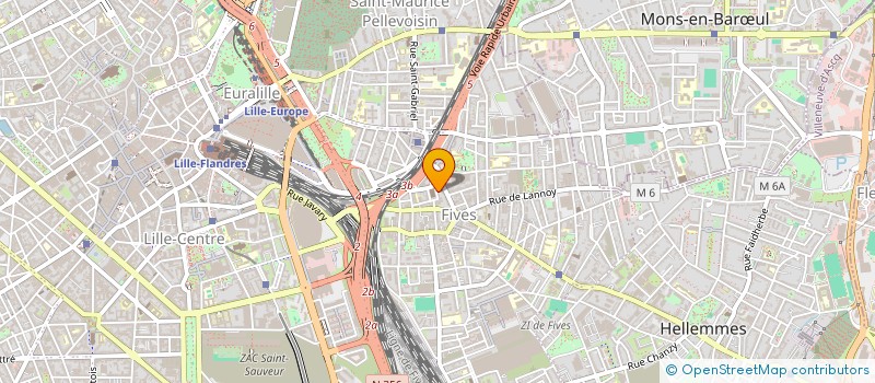 localisation de l'entreprise PAROISSE NOTRE DAME DE FIVES à LILLE