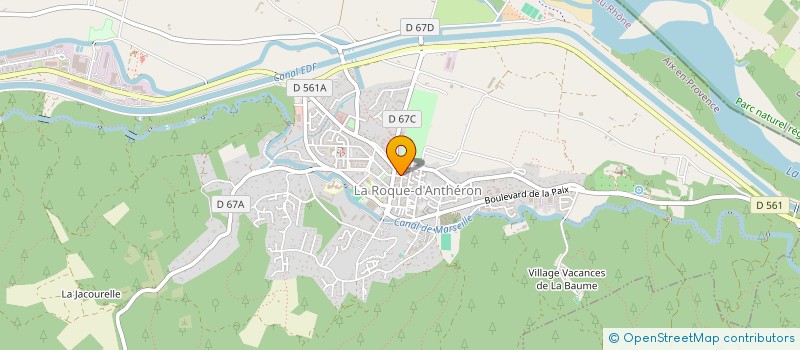 localisation de l'entreprise PAROISSE NOTRE DAME DE L ANNONCIATION  LA ROQUE-D'ANTHERON