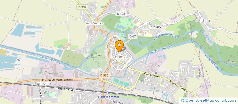 localisation de l'entreprise PAROISSE NOTRE DAME DE L ASSOMPTION  HAM