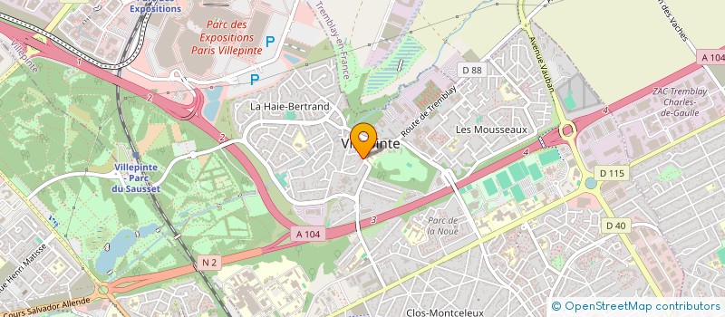 localisation de l'entreprise PAROISSE NOTRE DAME DE L ASSOMPTION à VILLEPINTE