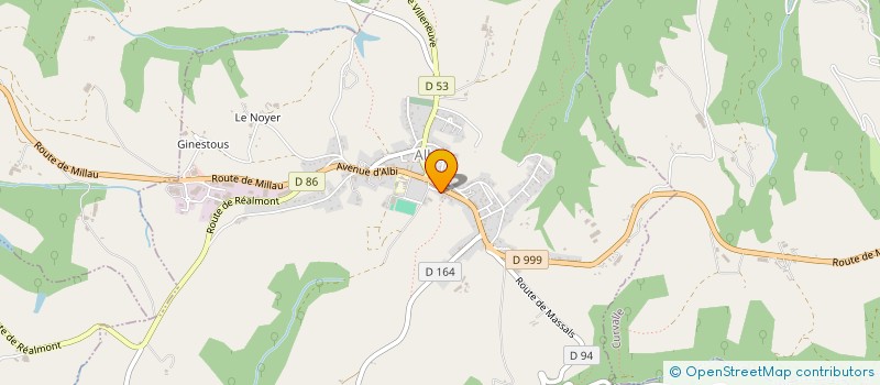 localisation de l'entreprise PAROISSE NOTRE DAME DE L'ASSOMPTION  ALBAN