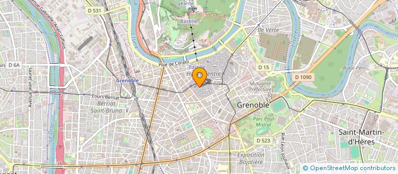 localisation de l'entreprise PAROISSE NOTRE DAME DE L'ESPERANCE à GRENOBLE