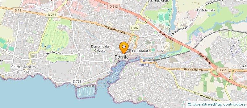 localisation de l'entreprise PAROISSE NOTRE DAME DE LA COTE DE JADE  PORNIC