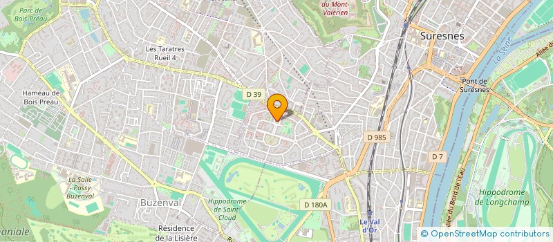 localisation de l'entreprise PAROISSE NOTRE DAME DE LA PAIX à SURESNES