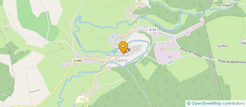 localisation de l'entreprise PAROISSE NOTRE DAME DE LA SAONE  MONTHUREUX-SUR-SAONE