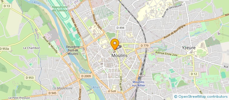 localisation de l'entreprise PAROISSE NOTRE DAME DE MOULINS à MOULINS