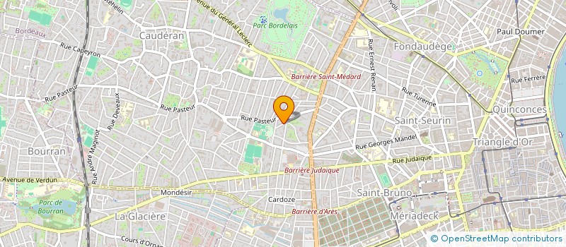 localisation de l'entreprise PAROISSE NOTRE DAME DE SALUT à BORDEAUX