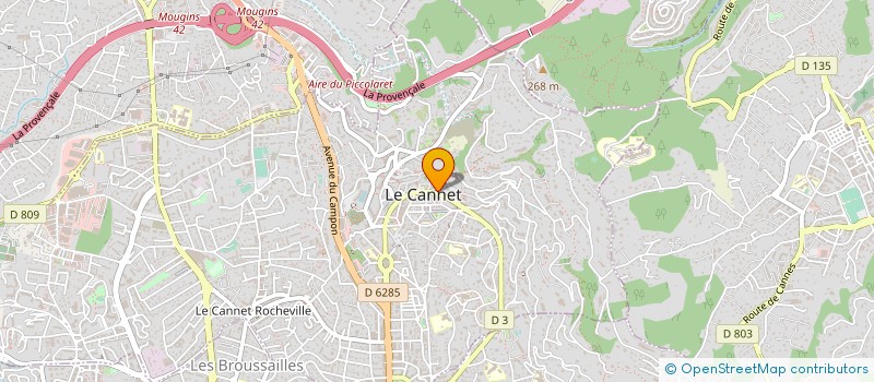 localisation de l'entreprise PAROISSE NOTRE DAME DE VIE à LE CANNET