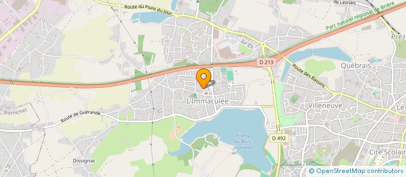 localisation de l'entreprise PAROISSE NOTRE DAME DES EAUX à SAINT-NAZAIRE