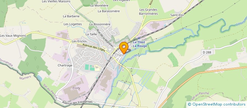 localisation de l'entreprise PAROISSE NOTRE DAME DES ERMITAGES à VAL-AU-PERCHE