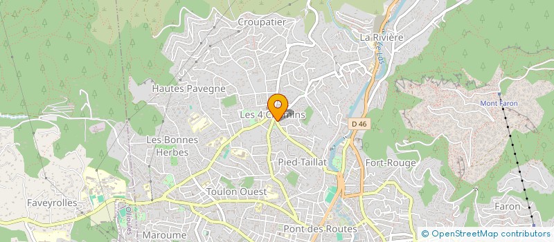 localisation de l'entreprise PAROISSE NOTRE DAME DES ROUTES à TOULON