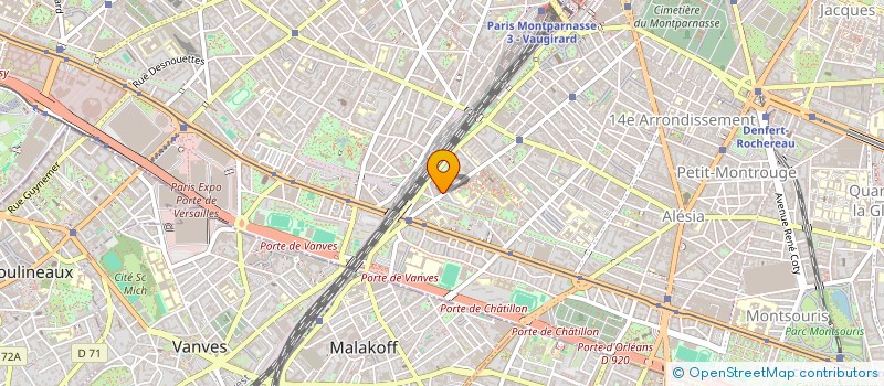 localisation de l'entreprise PAROISSE NOTRE DAME DU ROSAIRE  PARIS