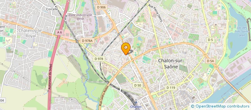 localisation de l'entreprise PAROISSE NOTRE DAME EN CHALONNAIS  CHALON-SUR-SAONE