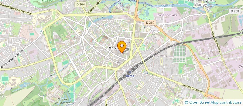 localisation de l'entreprise PAROISSE NOTRE DAME EN CITE à ARRAS