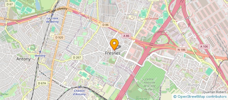 localisation de l'entreprise PAROISSE NOTRE DAME LA MERCI  FRESNES