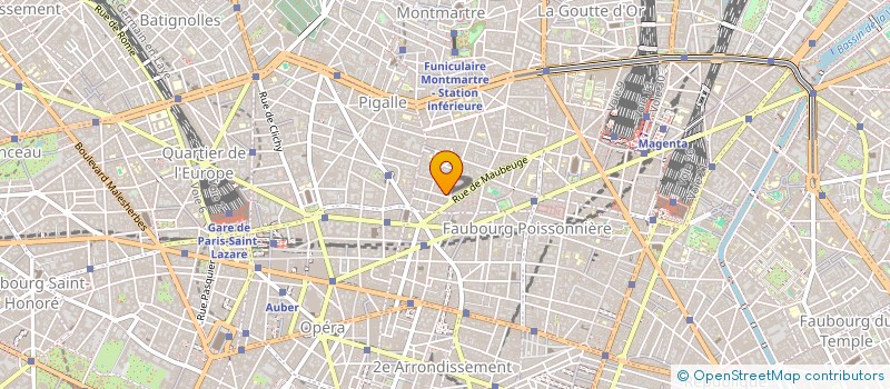 localisation de l'entreprise PAROISSE NOTRE DAME LORETTE  PARIS