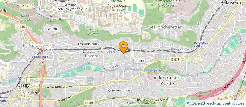 localisation de l'entreprise PAROISSE NOTRE DAME NATIVITE 4 à PALAISEAU