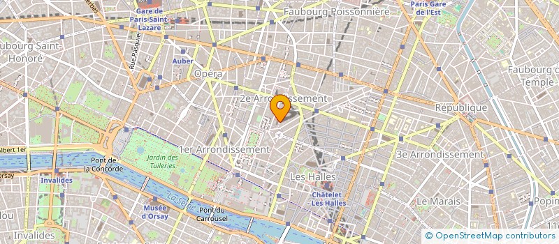 localisation de l'entreprise PAROISSE NOTRE DAME VICTOIRE à PARIS