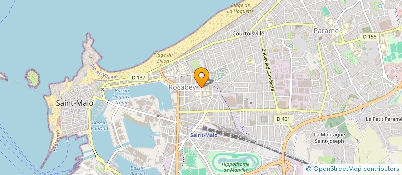 localisation de l'entreprise PAROISSE NOTREDAME DES GREVES  SAINT-MALO