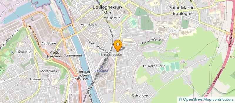 localisation de l'entreprise PAROISSE NOUVELLE NOTRE DAME DE SAINT SANG à BOULOGNE-SUR-MER