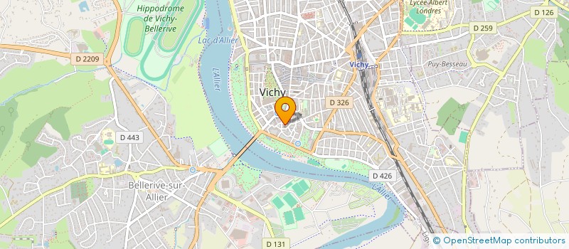 localisation de l'entreprise PAROISSE ORTHODOXE DU CHRIST SAUVEUR à VICHY