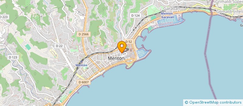 localisation de l'entreprise PAROISSE ORTHODOXE ROUMAINE DE MENTON  MENTON