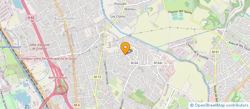 localisation de l'entreprise PAROISSE ORTHODOXE ROUMAINE DE TOULOUSE  LAUNAGUET