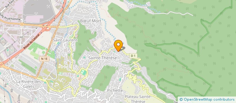 localisation de l'entreprise PAROISSE RIVIERE DES GALETS à LA POSSESSION