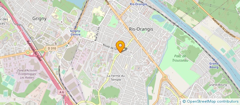 localisation de l'entreprise PAROISSE SACRE COEUR à RIS-ORANGIS