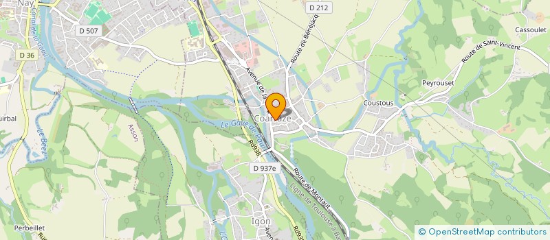 localisation de l'entreprise PAROISSE SAIN MICHEL GARICOITS DU LAGOIN  COARRAZE