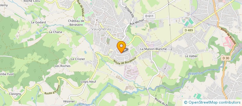 localisation de l'entreprise PAROISSE SAINT ALEXANDRE  VAUGNERAY