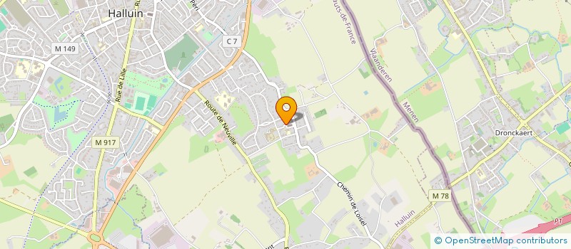 localisation de l'entreprise PAROISSE SAINT ALPHONSE  HALLUIN